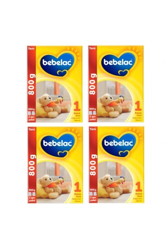 1 Numara Devam Sütü 800 Gr X 4 Adet - Bebelac