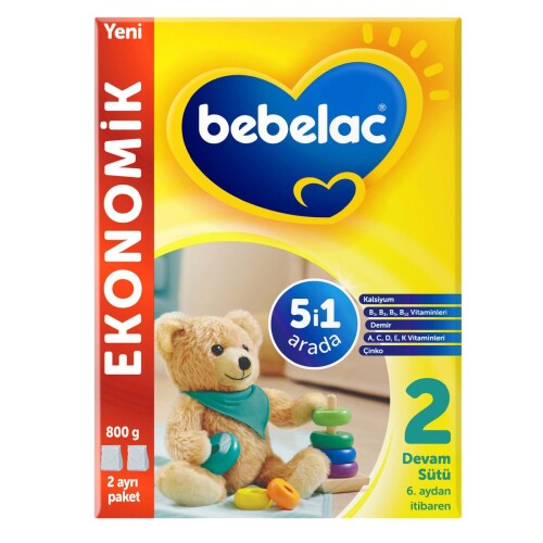 2 Numara Devam Sütü 800 Gr - Bebelac