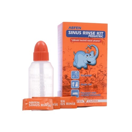 Abfen Sinus Rinse Kit Pediatric Yüksek Hacimli Nazal Yıkama - Abfen Farma