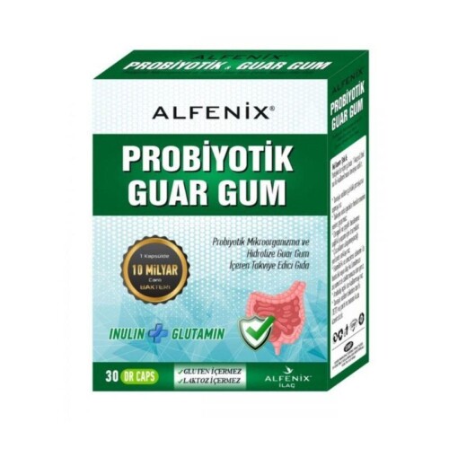 Alfenix Probiyotik Hidrolize Guar Gum 30 Kapsül - Alfenix İlaç