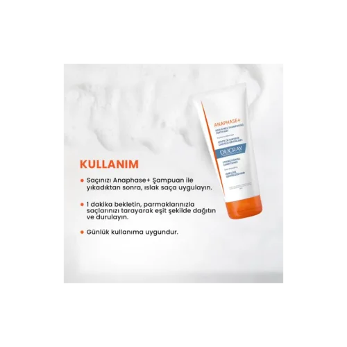 Ducray Anaphase+ Strengthening Conditioner Besleyici ve Güçlendirici Saç Kremi 200 ml - 2