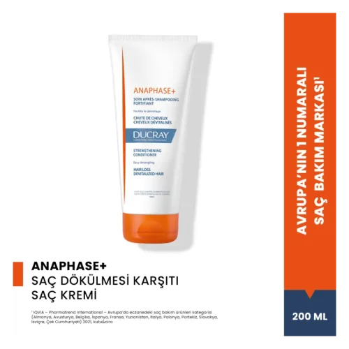 Ducray Anaphase+ Strengthening Conditioner Besleyici ve Güçlendirici Saç Kremi 200 ml - 3