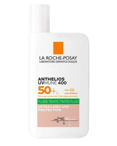 Anthelios UVMUNE 400 Oil Control Tinted Fluid SPF50+ Renkli Güneş Kremi 50ml - La Roche Posay