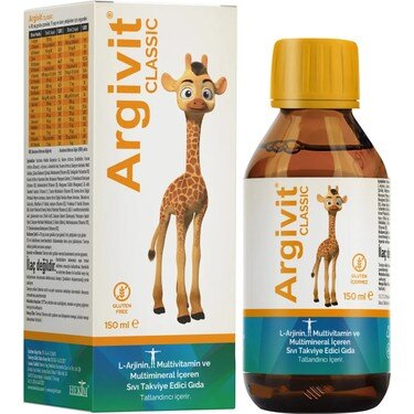 Argivit Classic Multivitamin Ve Multimineral İçeren Takviye Edici Gıda 150ml - Hekim İlaç