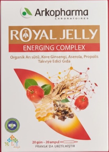 Arkopharma Royal Jelly Energing Complex 20 Ampul - Arkopharma