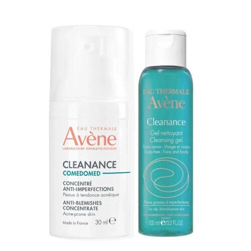 Avene Cleanance Comedomed Konsantre Bakım Kremi 30 ml + Cleansing Gel 100 ml HEDİYE - Avene