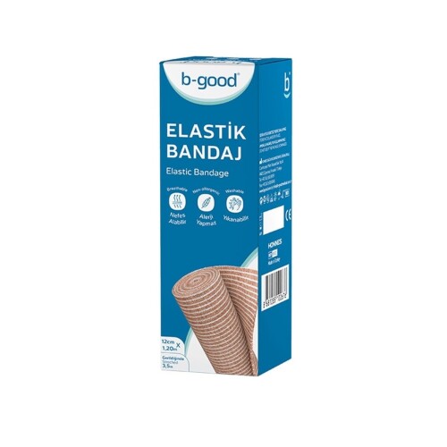 B Good Bandaj Elastik 12cm X 3,5 Mt - B-Good