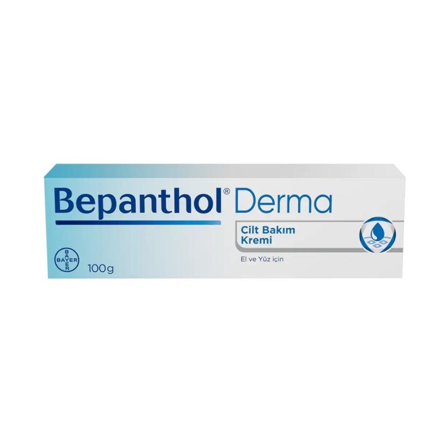 Bepanthol Derma El Ve Yüz İçin Günlük Nemlendirici Cilt Bakım Kremi 100gr - 1