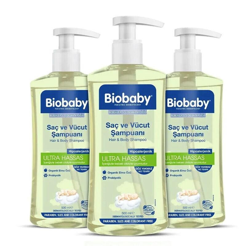 Biobaby Bebek Şampuanı (Saç ve Vücut) 3 AL 2 ÖDE - 1