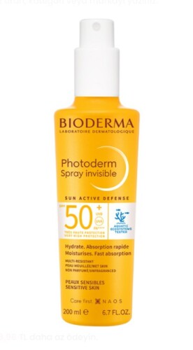 Bioderma Photoderm SPF50+ Güneş Koruyucu Sprey 200 ml - Bioderma
