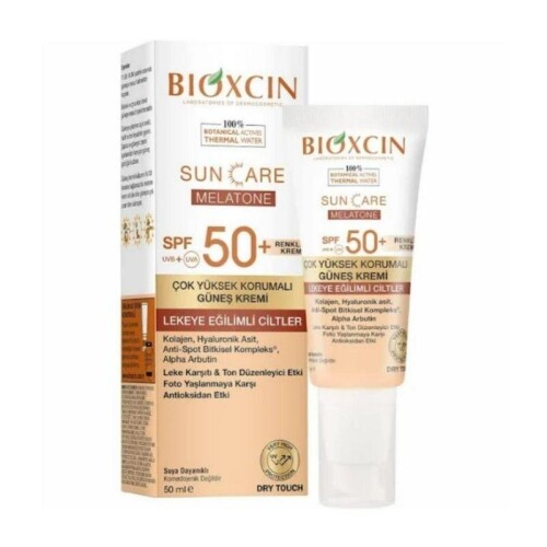 Bioxcin Sun Care Lekeli Ciltler için Güneş Kremi SPF 50+ 50 ml - Renkli - Bioxcin
