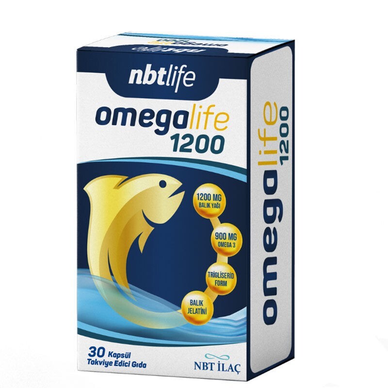 BT Life Omegalife 1200 Omega 3 30 Kapsül - 1