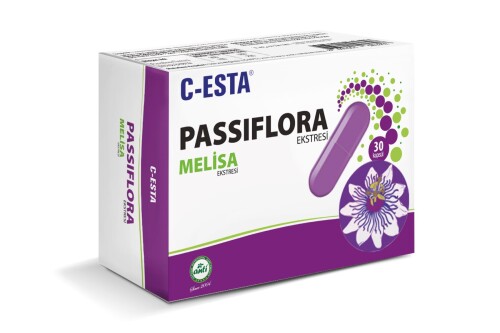 C-Esta Passiflora Melisa Ekstresi 30 Kapsül - Anti 