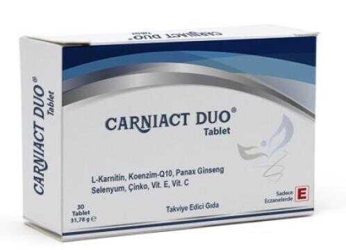 Carniact Duo 30 Tablet - MG Farma