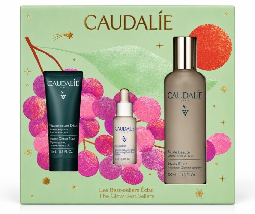 Caudalie Arındırıcı ve Işıltı Verici Üçlü Set - Caudalie