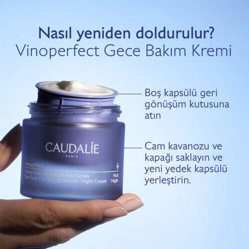Caudalie Yedek Kapsül Vinoperfect Glikolik Gece Kremi 50 ml - 2