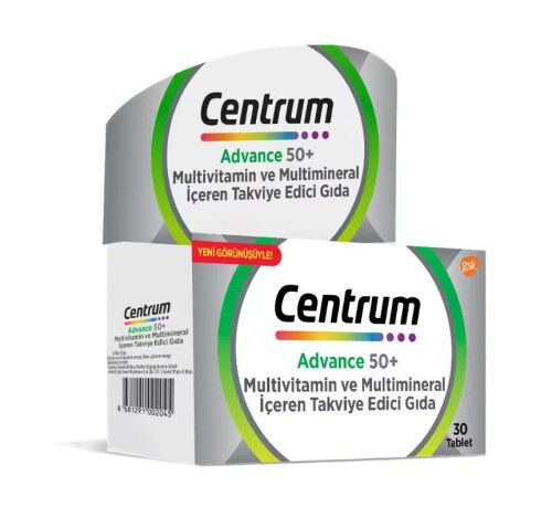 Centrum Advance 50 Plus Multivitamin 30 Tablet - Centrum