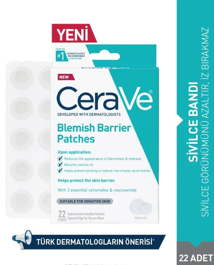 CeraVe Blemish Barrier Sivilce Patch Bandı - 1