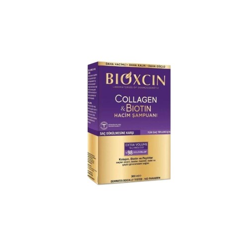 Collagen Biotin & Hacim Şampuanı Saç Dökülmesine Karşı 300 ML - Bioxcin