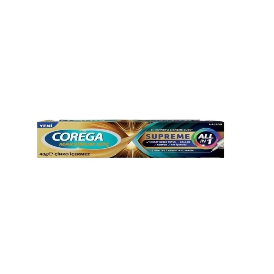 Corega Supreme Yapıştırıcı Krem 40 gr - 1