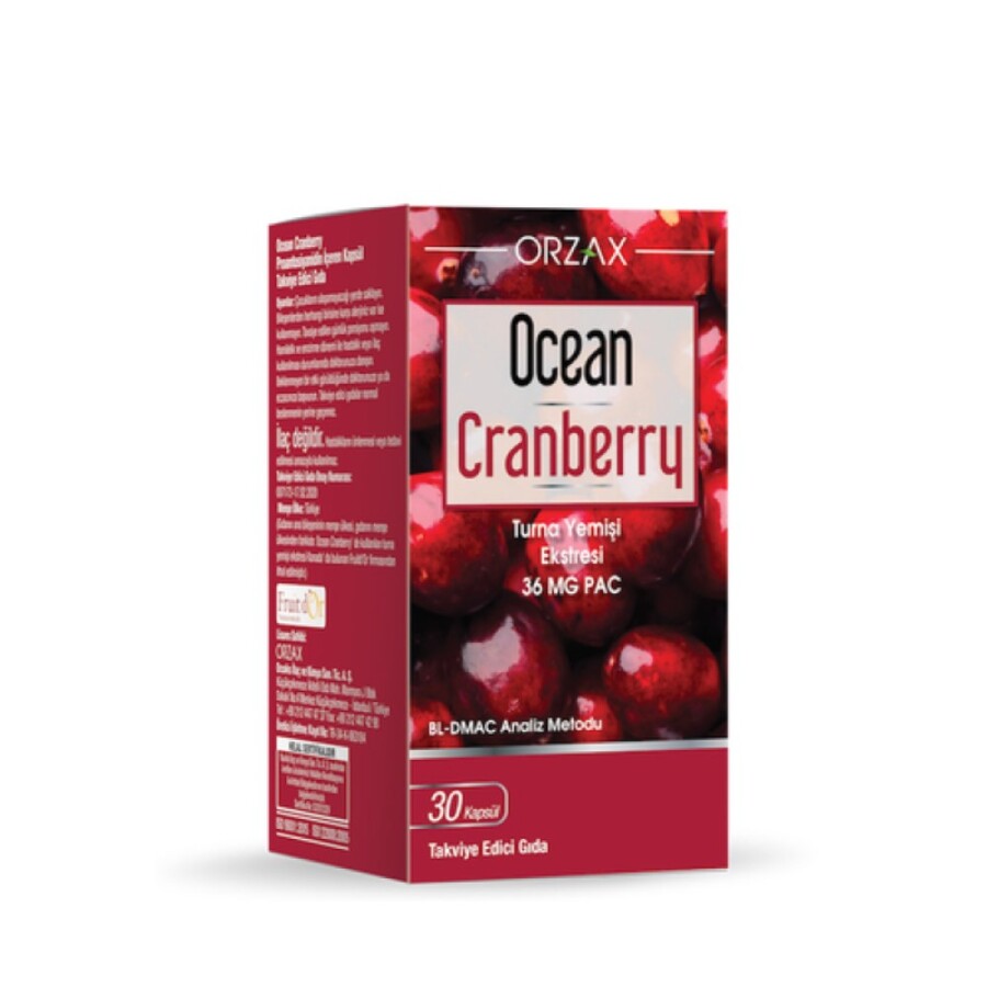Cranberry Turna Yemişi Ekstresi 30 Tablet Takviye Edici Gıda - 1