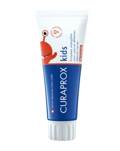 Curaprox Enzycal Kids Flörürsüz Diş Macunu 60 ML Çilekli - Curaprox