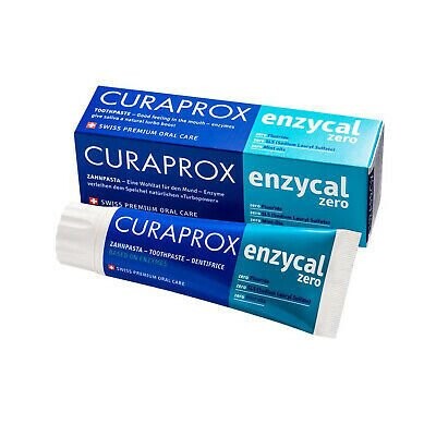 Curaprox Enzycal Zero Diş Macunu 75ml (Florürsüz, RDA:60, Tüm Yaşlar) - Curaprox