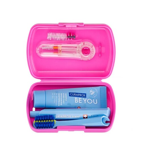 Curaprox Travel Ortho Set - Pembe - Curaprox
