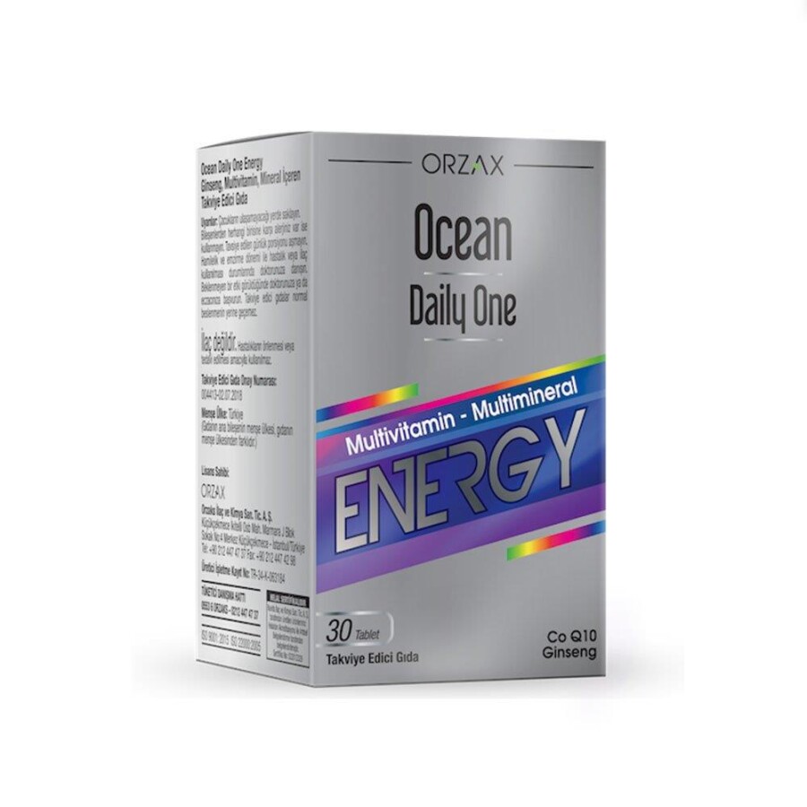 Daily One Energy 30 Tablet - Takviye Edici Gıda - 1