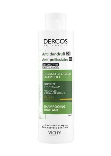 Dercos Kepek Karşıtı Şampuan 200 ml - Kuru Saçlar - Vichy