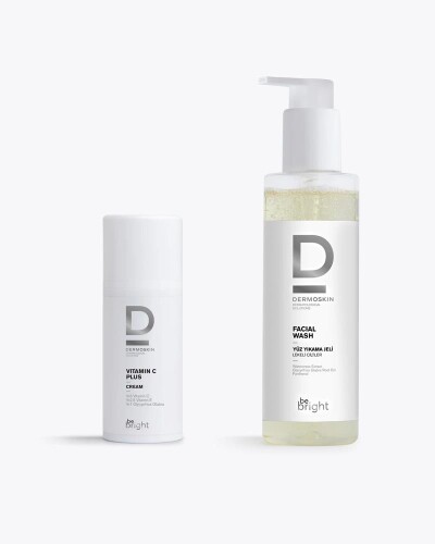 DermoskınVitamin C Plus Cream 33 ML + Facial Wash 200 ML - Dermoskin