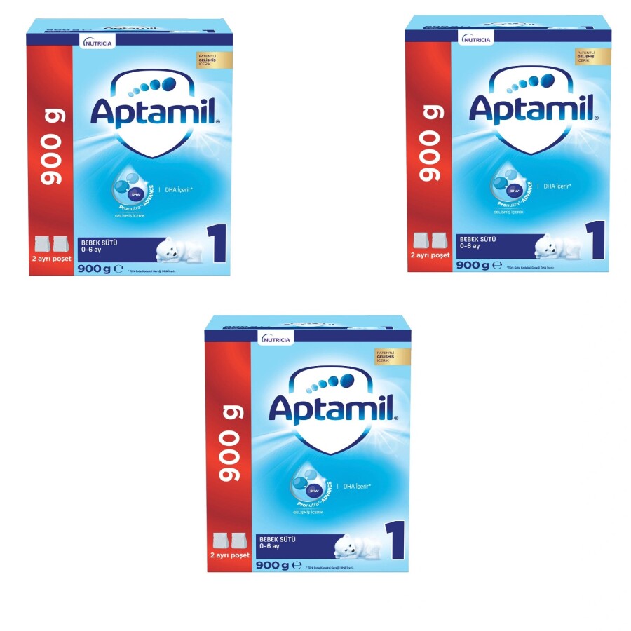 Devam Sütü 1 Numara 0-6 Ay 3'lü Paket 900 GR - 1