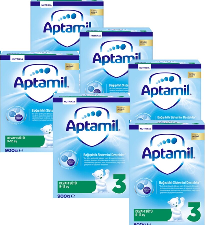 Devam Sütü 3 9-12 Ay 900 g 6'lı Paket - 1