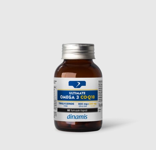 Dinamis Ultimate Omega 3 Co-Q10 60 Kapsül - Dinamis