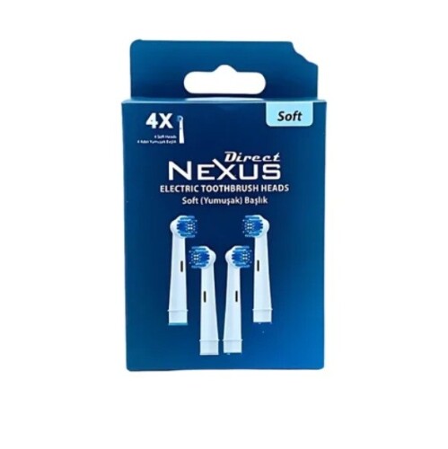 Direct Nexus Elektrikli Diş Fırçası Yedek Başlık 4'lü Soft - Direct
