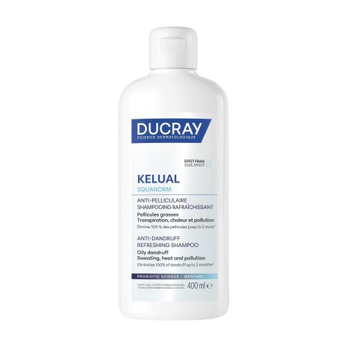 Ducray Kelual Squanorm Anti-Dandruff Refreshing Shampoo 400 ml - Ducray