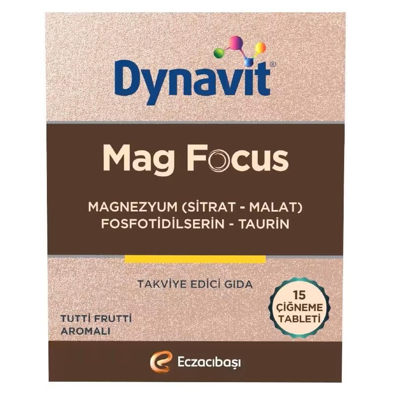 Dynavit Mag Focus 15 Çiğneme Tableti - 1