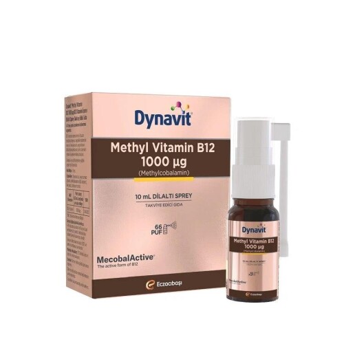 Dynavit Methyl Vitamin B12 Dil Altı Sprey 10 ML - Dynavit