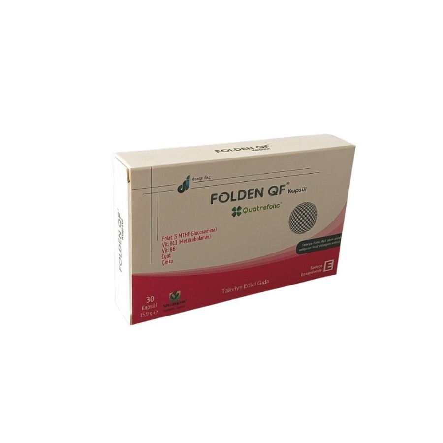Folden QF Multivitamin Ve Multimineral Takviye Edici Gıda 30 Kapsül - 1
