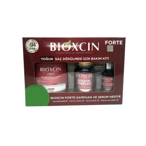 Forte Yoğun Saç Dökülmesi İçin Bakım Kiti Şampuan Ve Serum HEDİYELİ - Bioxcin