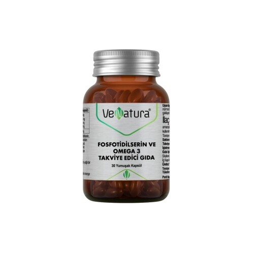 Fosfotidilserin Ve Omega3 Takviye Edici Gıda 30 Yumuşak Kapsül - VeNatura