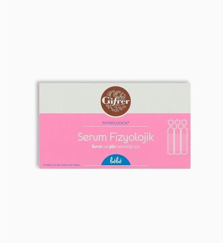 Gifrer Serum Fizyolojik %0.9 10x5 Ml tüp - Nurse Harvey's