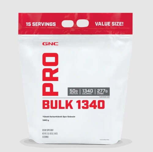 GNC Pro Bulk 1340 – 5443 g (15 servis) - GNC