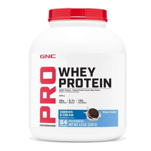 GNC PRO – Whey Protein – 2201 g (64 servis) - GNC
