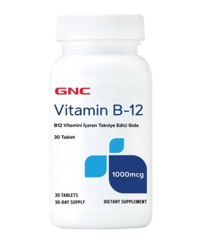 Gnc Vitamin B12 1000 mcg 30 Kapsül - GN