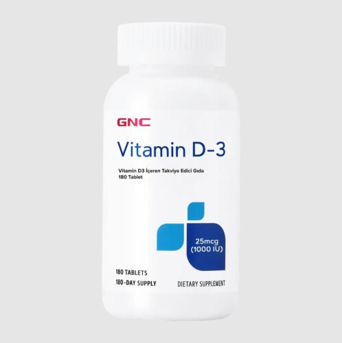 GNC Vitamin D3 1000 IU 180 Tablet - GNC