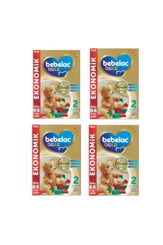 Gold 2 Numara Devam Sütü 800 Gr X 4 Adet - Bebelac