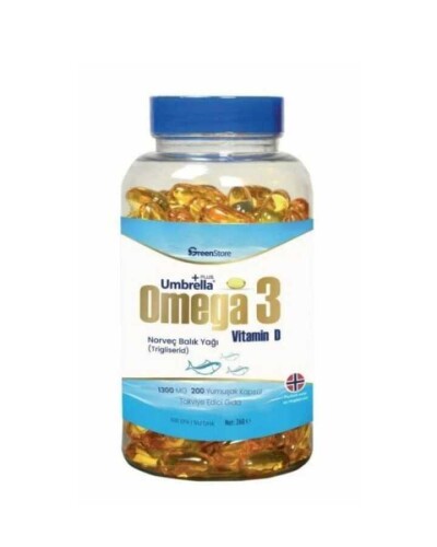 Green Store Umberalla Omega 3 Balık Yağı 200 Kapsül - 