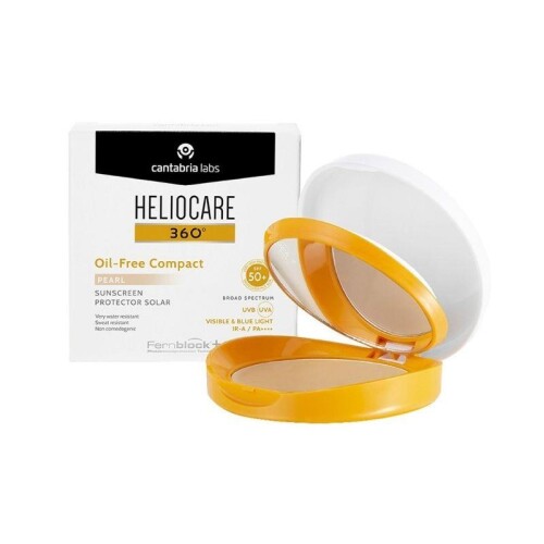 Heliocare 360 Oil Free Compact Pearl Güneş Koruyucu Kompakt 10gr - cantabria labs