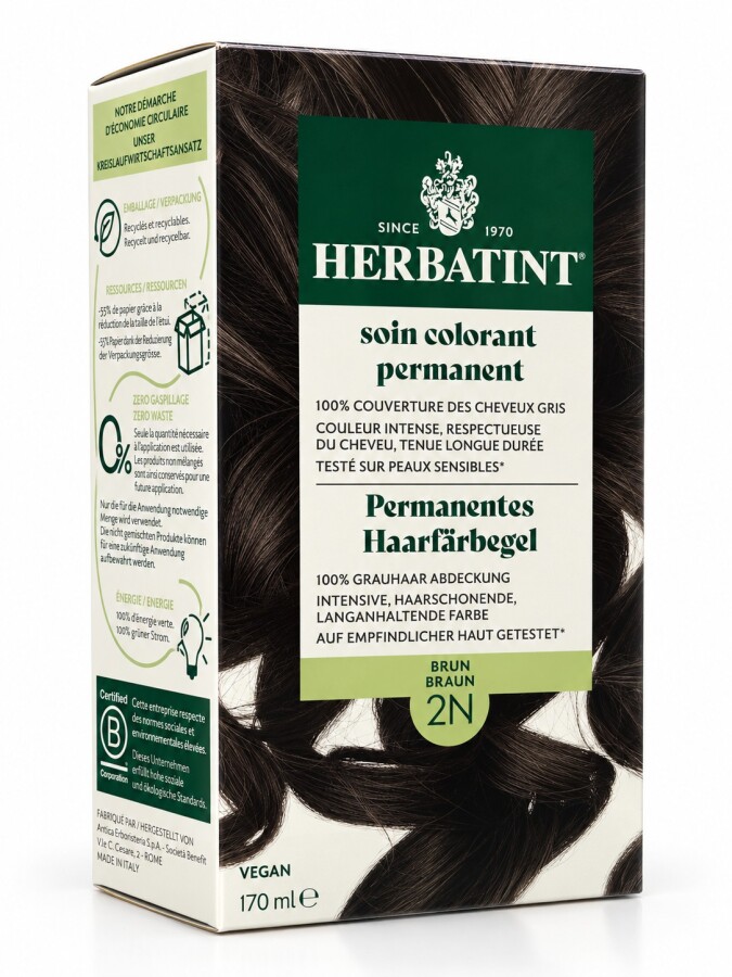 Herbatint Saç Boyası 2N Brown - Kahverengi 170 Ml - 1